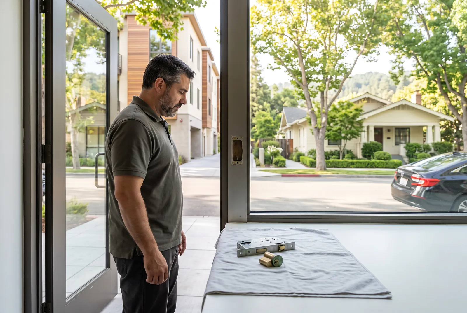 Storefront Door Locks in Mountain View by Hale